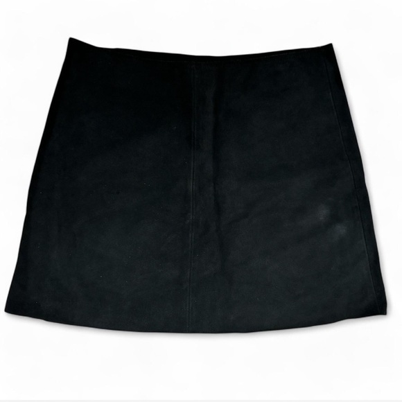MiH Jeans Suede Chevron Skirt - Picture 3 of 4